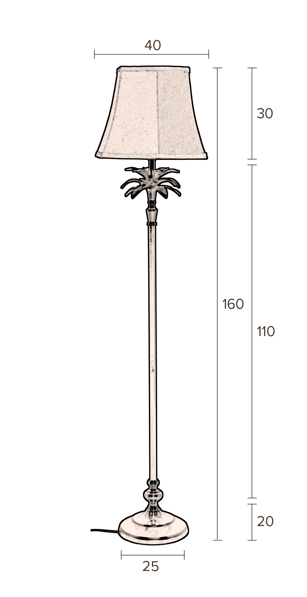 Cresta Stehlampe