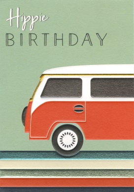 Hippie Birthday (VW Bus)