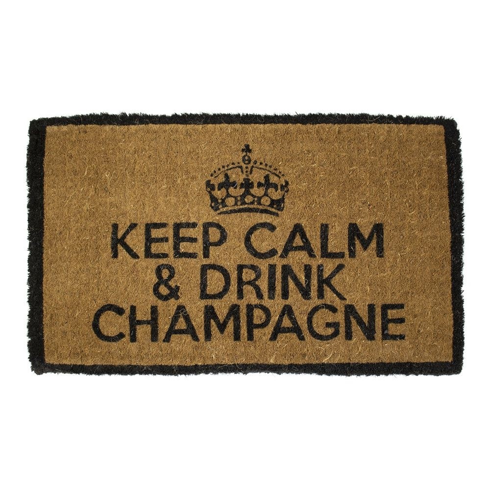 Keep Calm & Drink Champagne Fußmatte