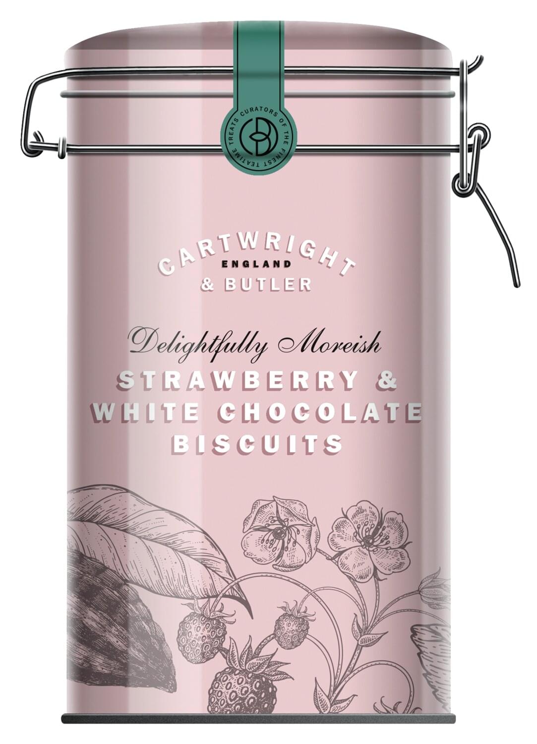 Cartwright & Butler Strawberry and White Chocolate Biscuits