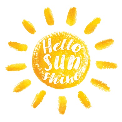 Hello Sunshine Quadratkarte