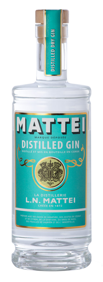 Mattei Distilled Dry Gin aus Frankreich