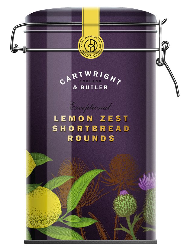 Cartwright & Butler Lemon Zest Shortbread Rounds