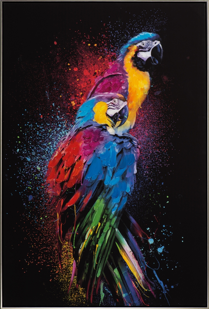 Farbenprächtige Papageien