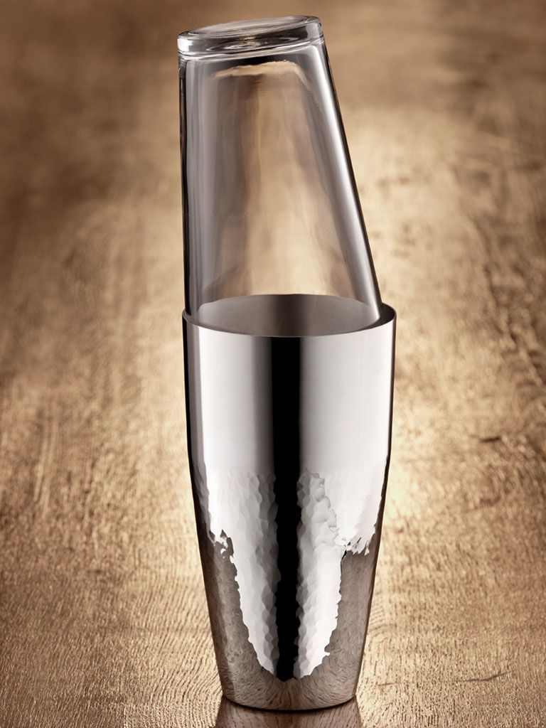 Robbe & Berking Martelé Cocktailshaker mit Glas