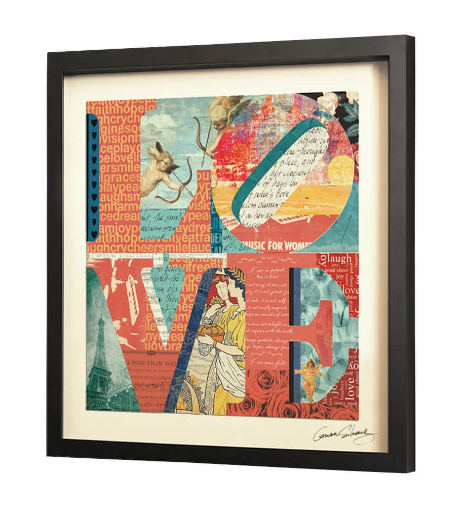 "LOVE" 3D Collage