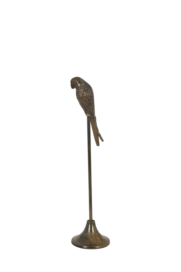Papagei Antik-Bronze