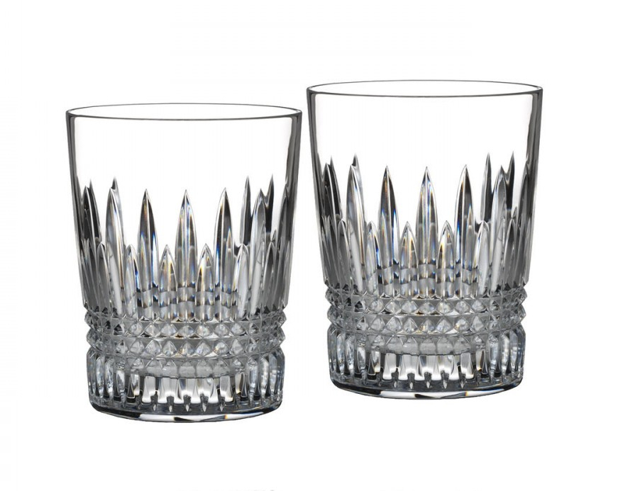 Waterford Lismore Diamond Whiskyglas Paar