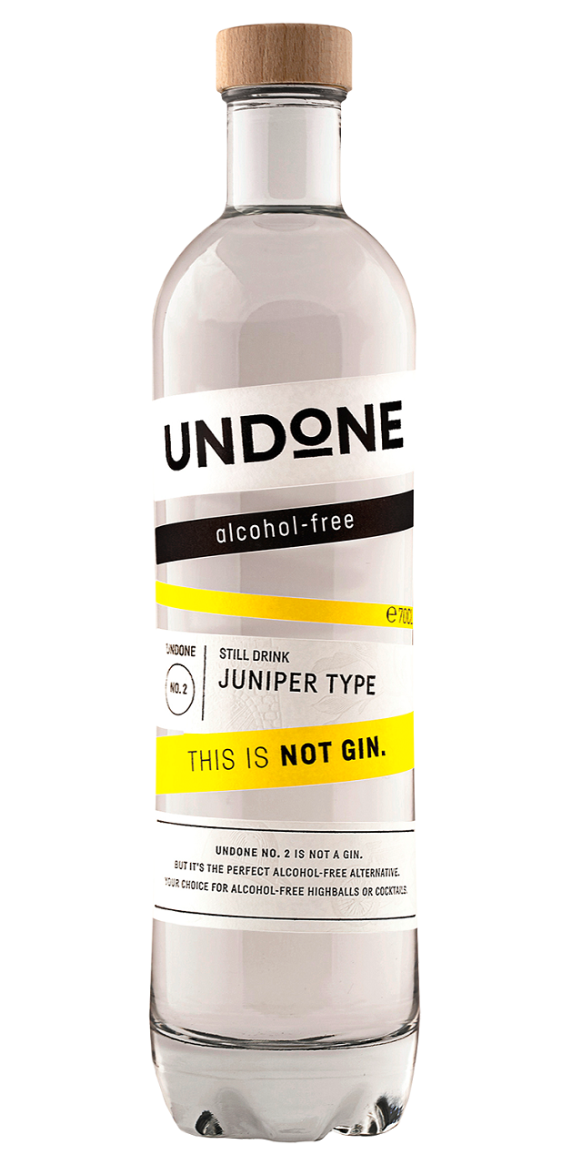 Undone No. 2 Juniper Type Alkoholfreie Alternative zu Gin
