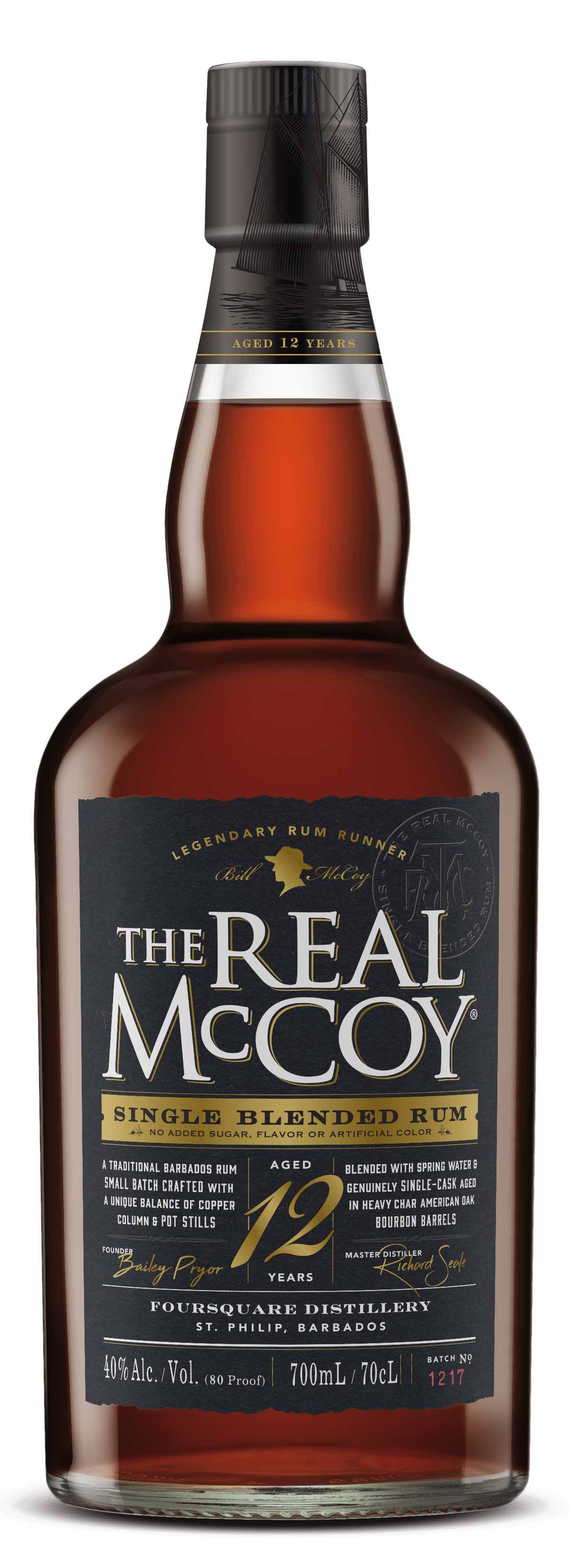 The Real McCoy Single Blended Rum 12 years